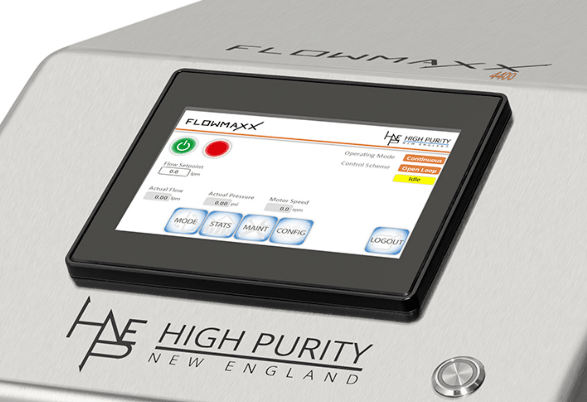 FlowMaxx Quaternary Diaphragm Pumps Feature Enlarged Screens and Upgraded Software