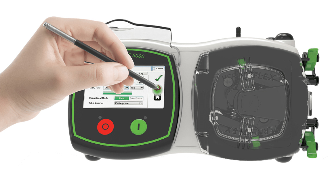 VerderFlex Peristaltic Dosing Pump Multi-Level Password Protection